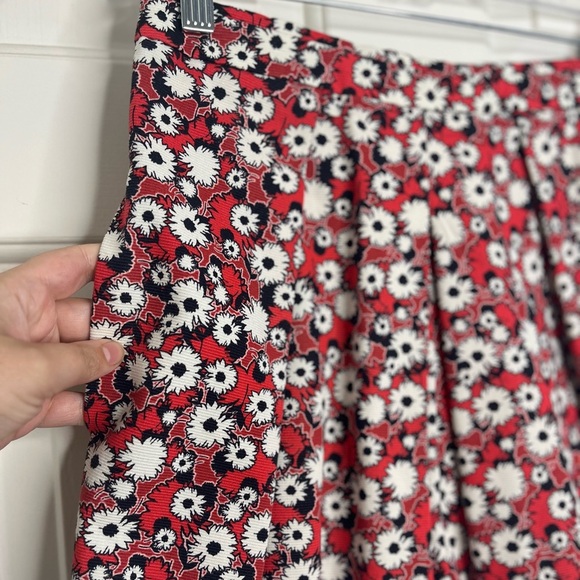 NWT Zara TRF Floral Print Pleated Shorts S - Picture 4 of 12
